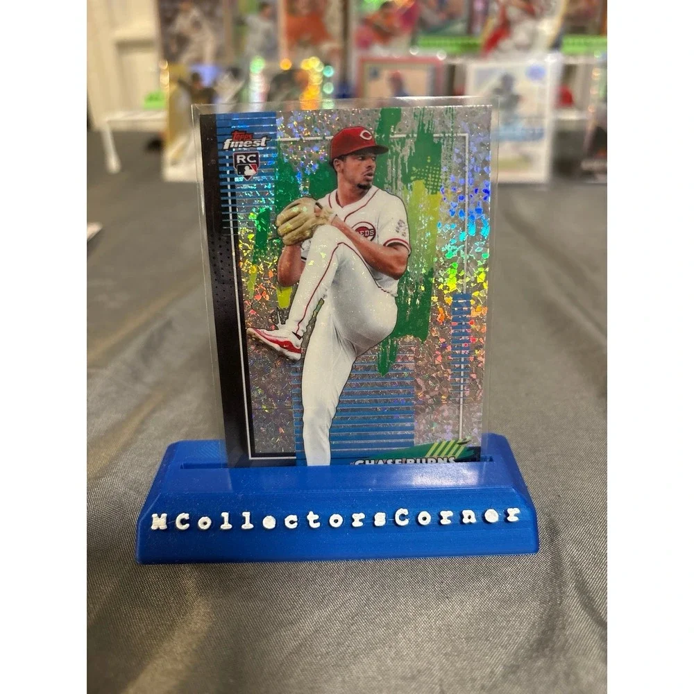 Chase Burns 2026 Topps Finest Diamond Refractor (RC) Reds